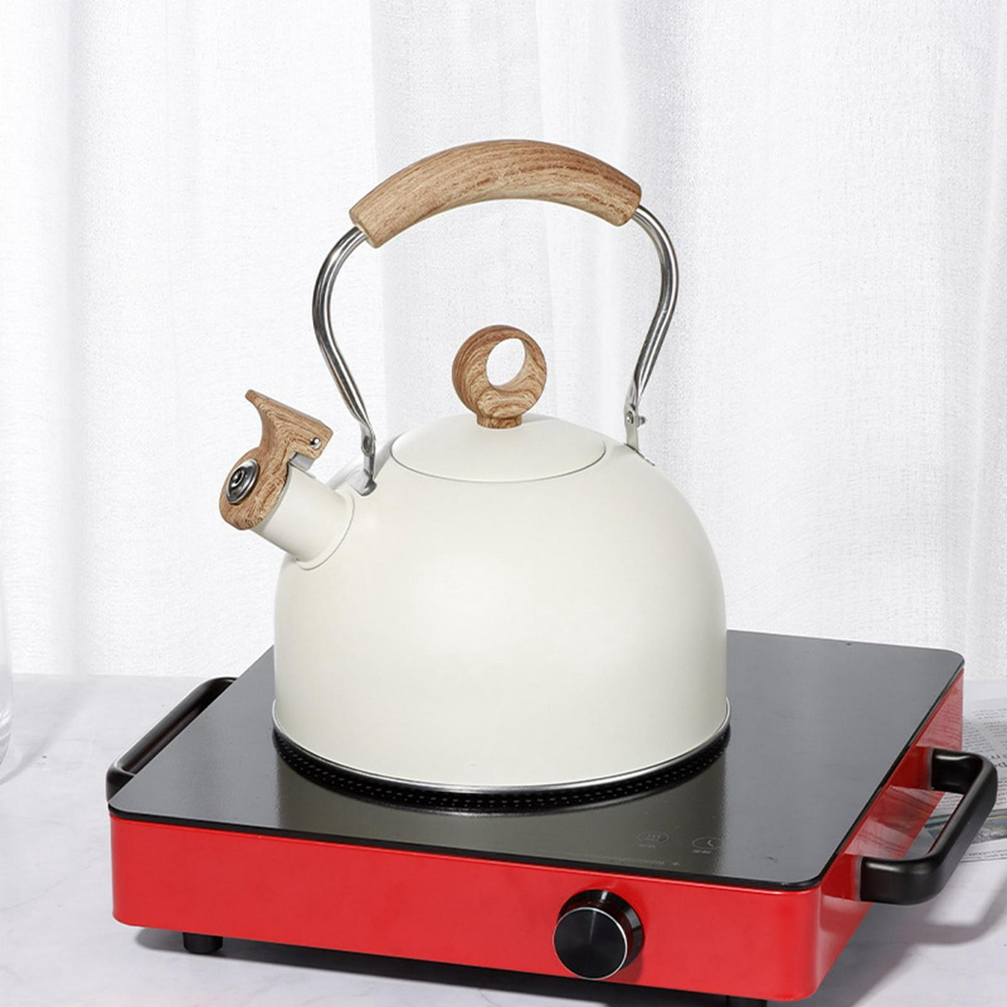  Hogar de vidrio tetera inducción cocina especial de acero  inoxidable olla de té eléctrica cocina cerámica para el hogar oficina al  aire libre HAODAMAI : Hogar y Cocina