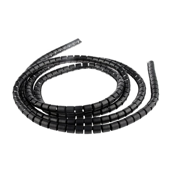 Organizador de Cables de 1 metro, Protector de Cable, Tubo en espiral  Flexible, envoltura de cables ordenada, enrollador de cables, tubería de  almacenamiento