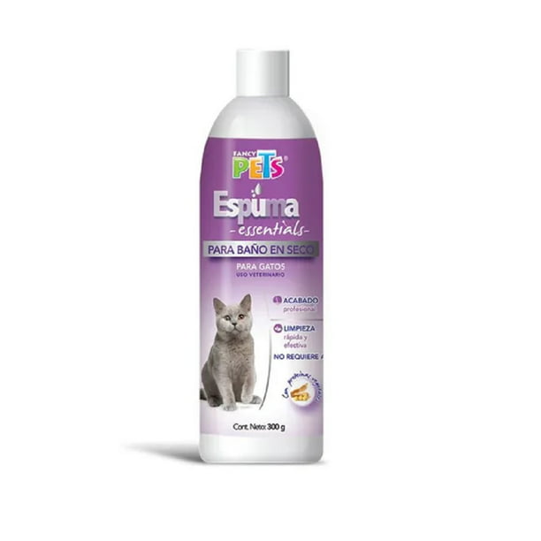 Shampoo seco repelente de pulgas para gatos 100g