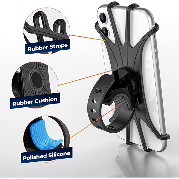 ORIbox Soporte para teléfono celular, soporte para escritorio de oficina,  soporte de escritorio sólido de escritorio de aluminio