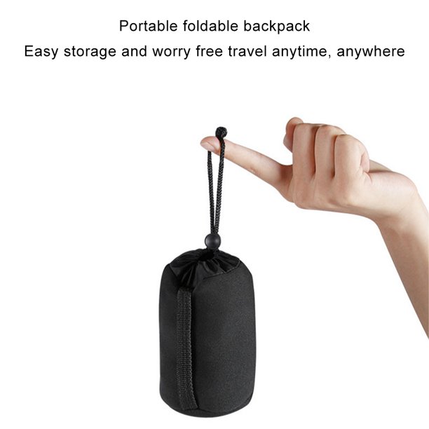 Bolsa De Viaje Plegable 24L Negro