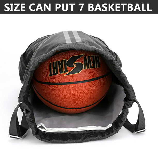 Mochila De gimnasio portátil con cordón para hombre, bolsa deportiva de  gran capacidad, impermeable, para baloncesto - AliExpress