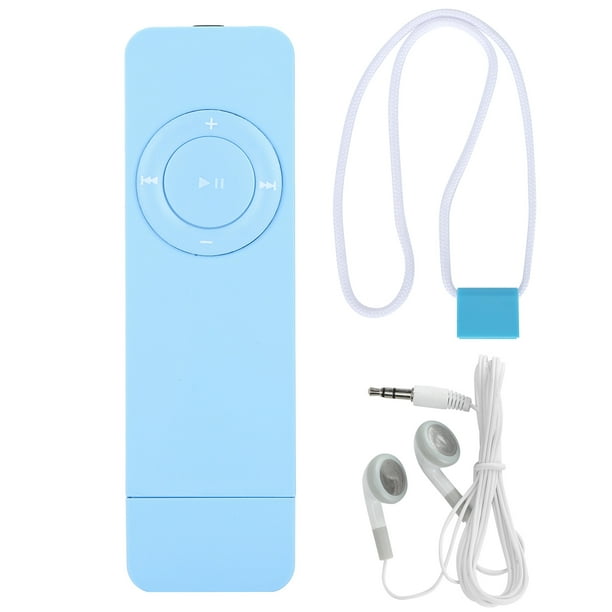 Reproductor de MP3 con Bluetooth, mini reproductores de música MP3  portátiles de 32 GB con altavoz y ranura para tarjeta TF para expansión de  memoria