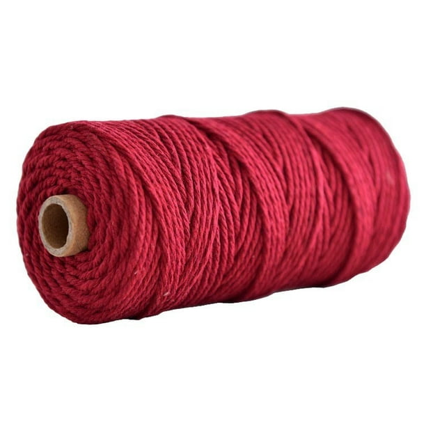 Cuerda de algodón de hilo de Macrame 3mm - China Hilo de algodón