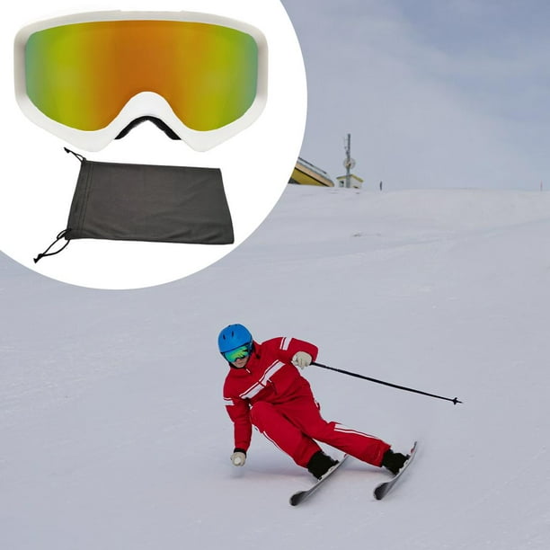 Gafas de esquí Mujeres Hombres Esquí Snowboard Gafas Protección Gafas de  nieve Gafas Negro Cola Gafas de esquí de snowboard