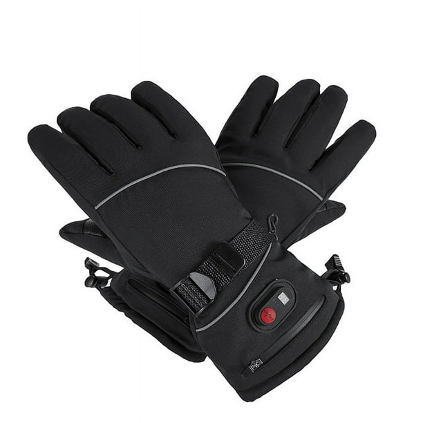 Guantes térmicos recargables para hombre y mujer, kits de guantes de calor  para motocicleta con pilas AA, guantes para artritis cálidos de invierno