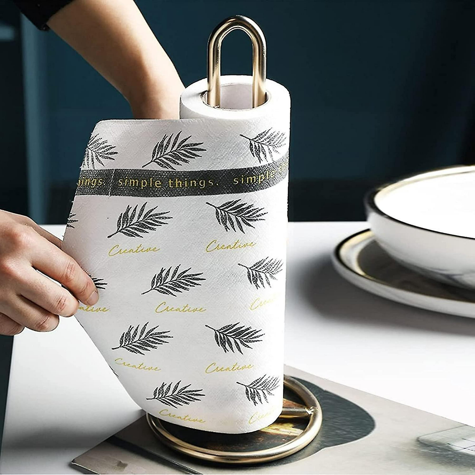Dispensador de toallas de papel Portarrollos de papel extraíble Moderno  para cocina Comedor