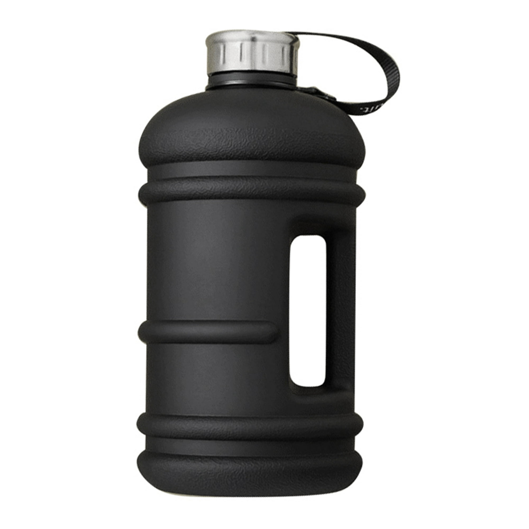  Botellas de agua de 1 litro, portátil duradero para mantener el  calor, botella de agua de metal saludable segura para deporte para acampar  para viajes (negro) : Deportes y Actividades al