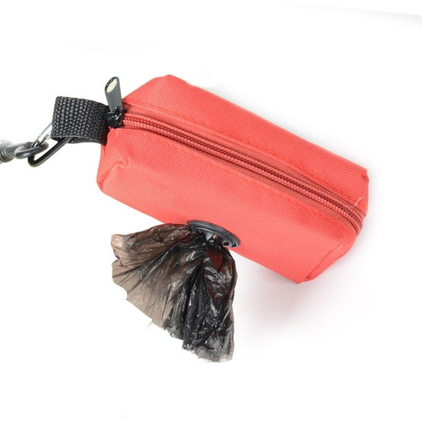 Dispensador portátil de bolsas de basura para caca de perro, soporte para  bolsas de caca con mosquet Sunnimix Titular de residuos de caca