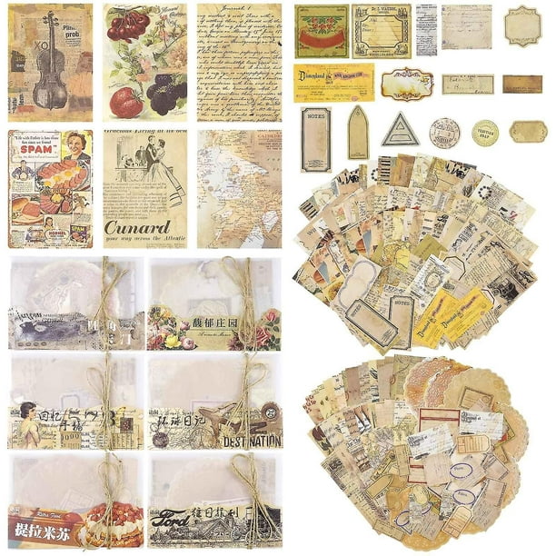 Libros de pegatinas vintage para álbumes de recortes, diarios basura y  diarios de collage – ViVi Stationery