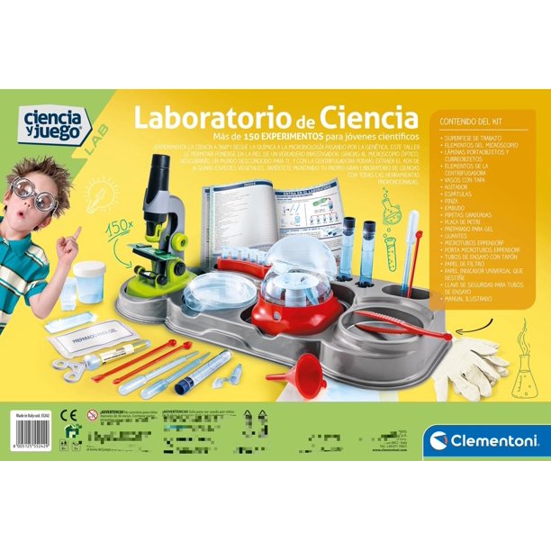 Clementoni, Juegos de Niños, Juegos Didácticos, Juegos de Laboratorios, Mi Laboraorio de Química