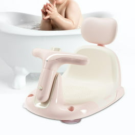 Asiento de baño,bebé ducha silla bañera niño,ventosas asientos bañeras de  hidromasaje asiento de baño para bebés,silla de ducha baño para de 6 a Baño,Siéntese  Rosado CUTICAT Asiento de baño