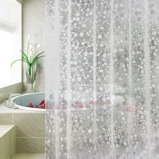 Pack 12 anillas cortinas baño transparente