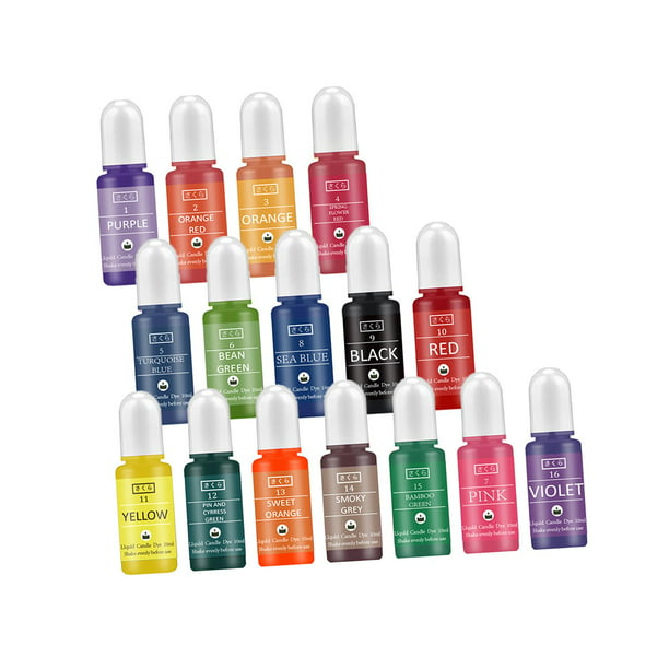 1 Botella 10ml Tinte Para Velas De Aromaterapia, Pigmento Líquido Para  Pintura De Cera De Aromaterapia Diy Para Hacer Velas Con 24 Colores  Opcionales, Moda de Mujer