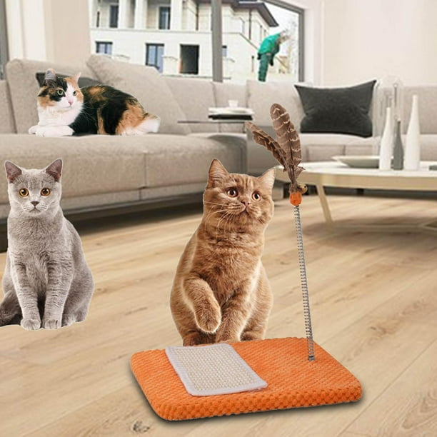 Rascador para gatos, sofá cama, almohadilla para rascar, centro ligero,  forma de sofá, tablero para Salvador rascador para gatos