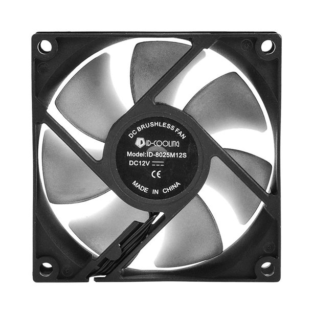 Ventilador para Ordenador - CC - 80 mm - 3 Pines - Silencioso