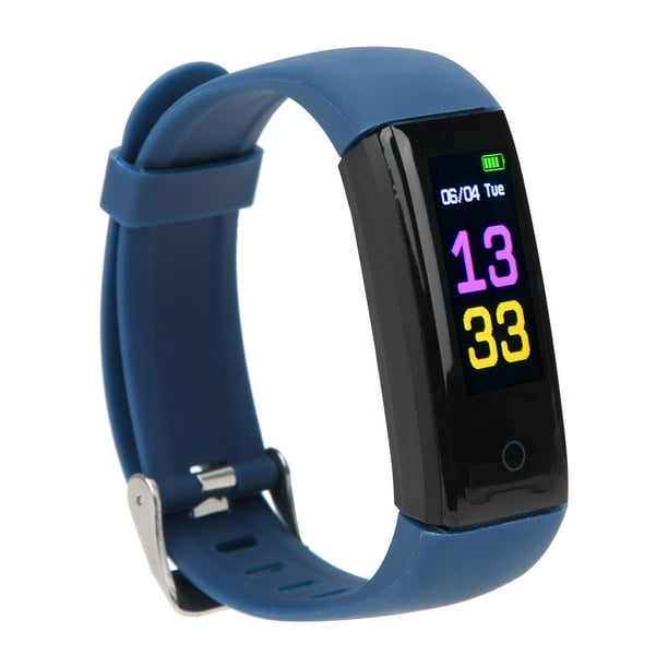 BESPORTBLE 1 unid reloj de ritmo cardíaco fitness podómetro reloj contador  de pasos pulseras de silicona pulsera de silicona azul moda conjunto
