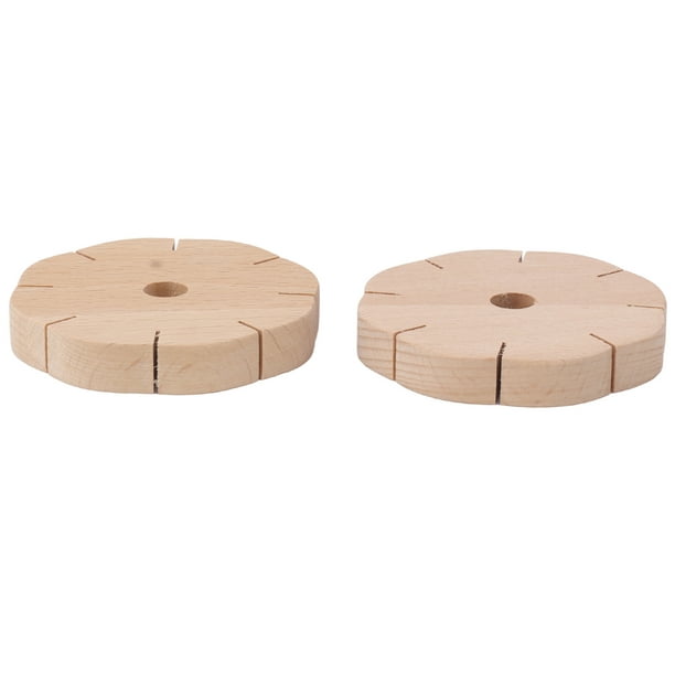 Abalorios discos de madera para manualidades 