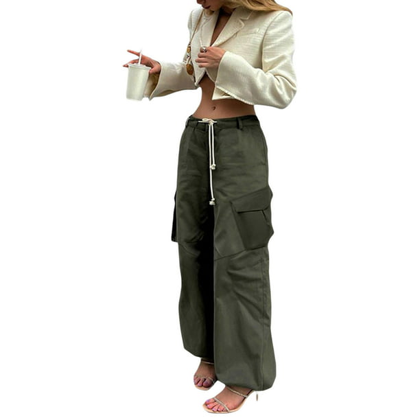 Pantalones deportivos para mujer talla grande ultra suaves con cordón con  bolsillos ropa deportiva