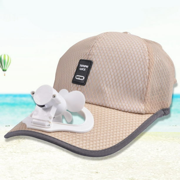 Comprar Sombreros de protección solar con ventilador+cuello cara solapa gorras  para el sol para deportes de pesca al aire libre