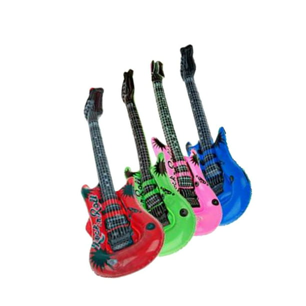 Novelty Place 12 guitarras inflables para niños, 35 pulgadas, guitarras  eléctricas inflables de 35 pulgadas, colores surtidos, juguete de guitarra