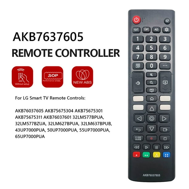 Mando a distancia original TV LG Akb75675301