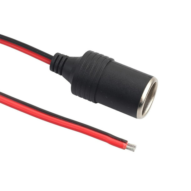 10A 12V 24V Encendedor de para automóvil Enchufe hembra Cable Cable  Adaptador de enchufe - Cumpla con los estándares de calidad, prob Baoblaze  adaptador de mechero