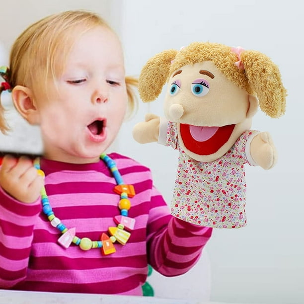 Marionetas de mano – Marionetas de mano de felpa suave para niña y niño –  Juguete de marionetas para niños – Marioneta de teatro de marionetas –