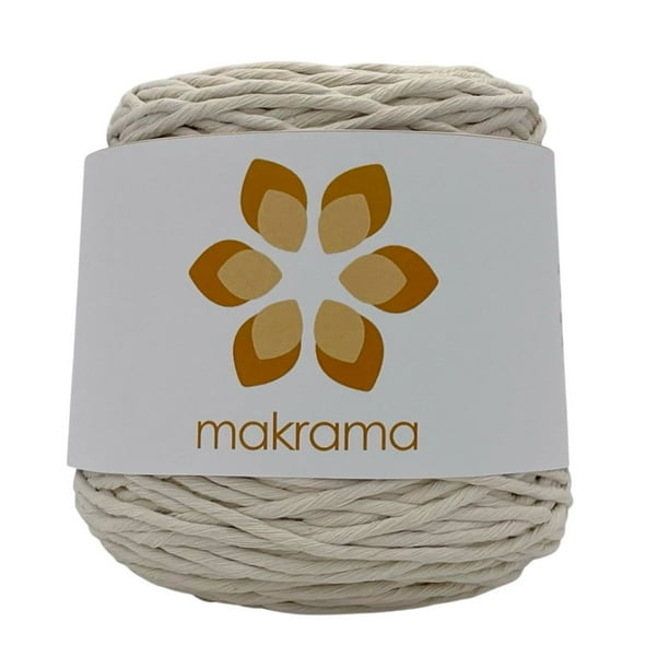 Cordón de macramé de 2 mm metros, de cuerda de embalaje para costura de  cocina de fiesta Blanco Zulema hilo de cocina