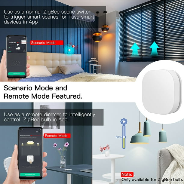 Interruptor de persiana con mando a distancia Tuya Smart WiFi y RF433