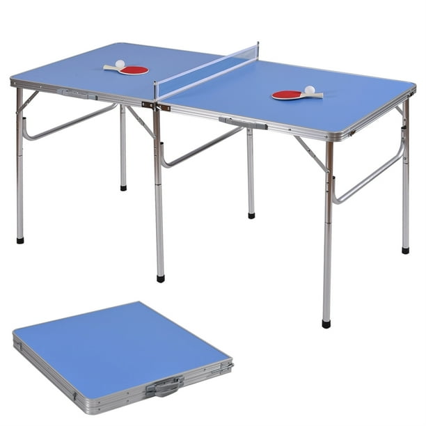 MESA DE PING PONG PROFESIONAL PLEGABLE, RAQUETAS Y NET