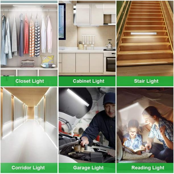 Luz armario LED recargable
