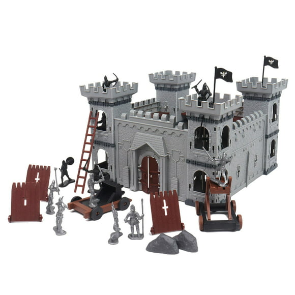castle battle model set vehicle toy soldier puzzle game simular siege b zulema playsets de batalla del castillo