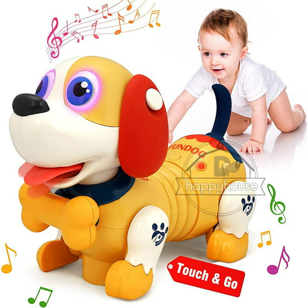 Juguetes para bebés de 6 a 12 meses, juguete para gatear con luz y sonido y  evitar automáticamente obstáculos para bebés niños y niñas de 7, 8, 9, 10