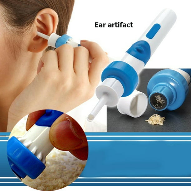  Limpiador eléctrico de limpieza de canal auditivo limpiador de  oídos, succión de cerumen, kit de enjuague para adultos y niños, de Estados  Unidos : Salud y Hogar