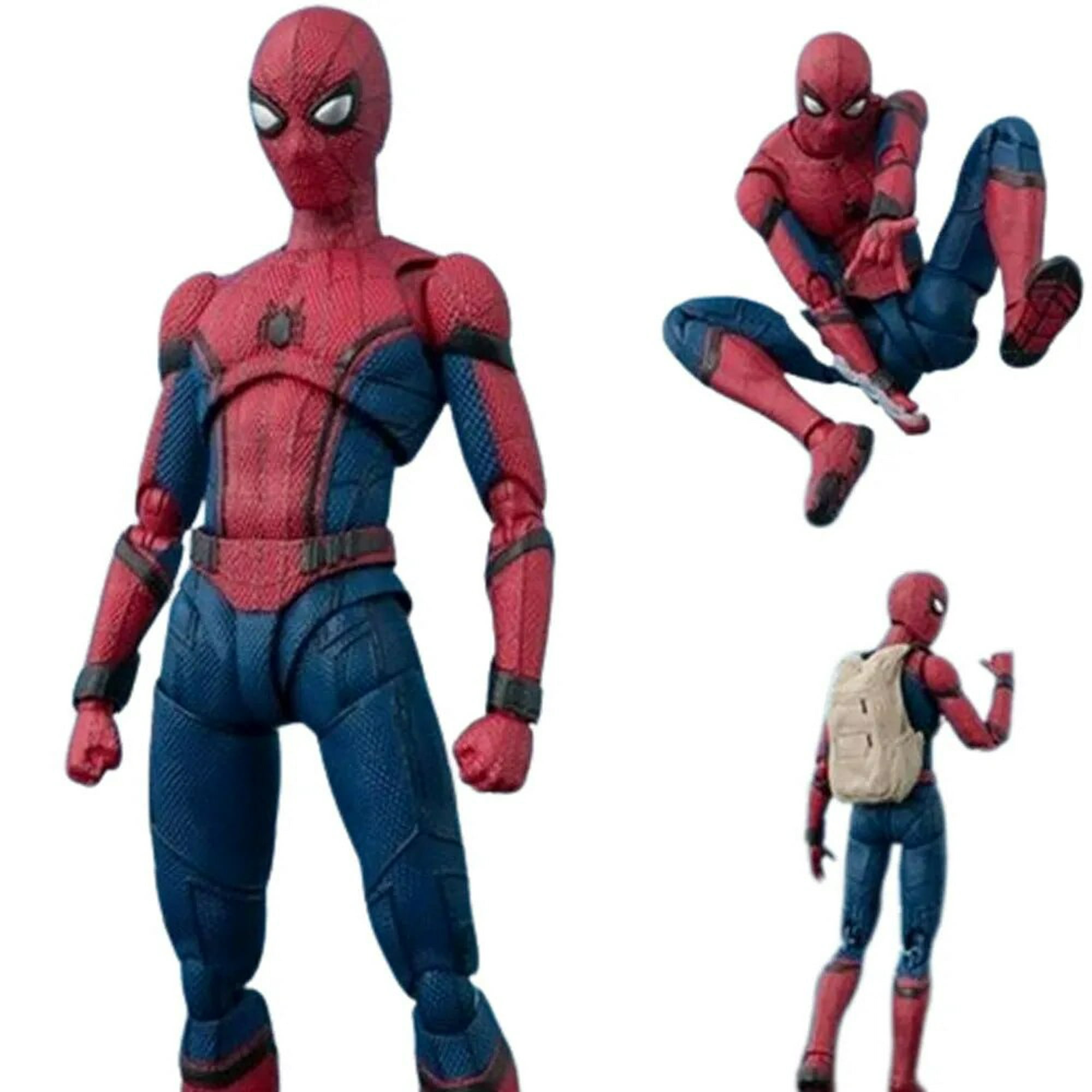 Mafex 103 Marvel Spider-Man BJD Spiderman HomeComing Tom Holland figura  modelo juguetes para niños 15cm Fivean unisex