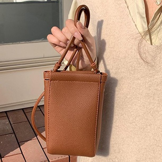 Bolso de mensajero para teléfono móvil para mujer, Mini bolso