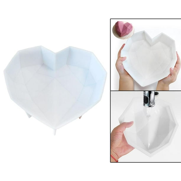 Molde acetato Corazón 3D de Diamante, para decoración Tartas, Chocolate con  sorpresa – La Alacena del Pastelero