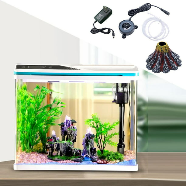LED acuario burbuja de aire luz de peces de burbujas de aire para pecera  acuario decoración paisajismo Yinane burbujeador de aire de acuario