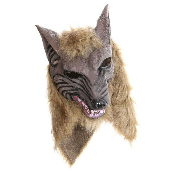 Máscara de lobo, máscaras de cabeza de animal para adulto, máscara de  hombre lobo aterradora para festivales, cosplay, disfraz de Halloween