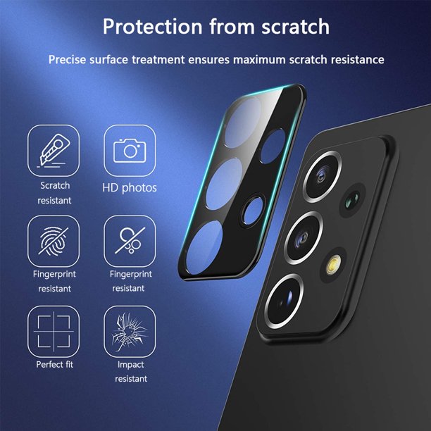 Paquete de 2 protectores de pantalla para iPhone11/12 serie Cámara Vidrio  templado Lente protectora Película Len Vidrio Parte posterior Cámara  Película de vidrio 9H Dureza Impermeable Adepaton 221034-4