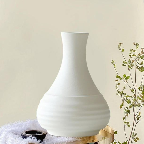 de 2 jarrones de cerámica nórdicos/adornos de jarrón de flores secas  decoración de oficina Gloria Maceta de cerámica