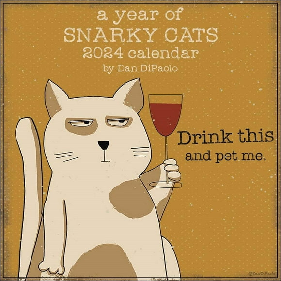 calendario 2024 calendario de pared con gato divertido calendario creativo de papel regalos para amantes de los gatos