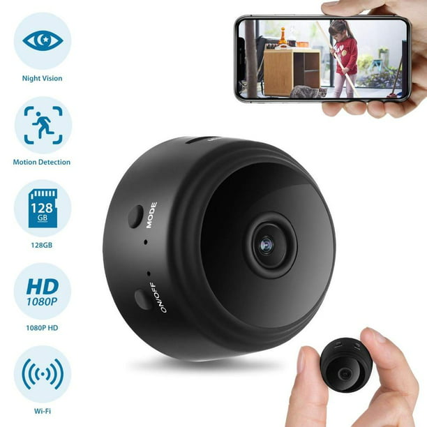 Cámaras de Vigilancia WiFi Mini cámara de seguridad con visión