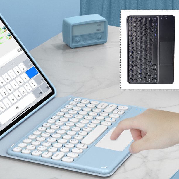 Teclado t ctil Bluetooth de 10 pulgadas teclado inal mbrico