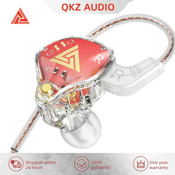 QKZ AKX Auriculares con micrófono en la oreja Auriculares Jack de