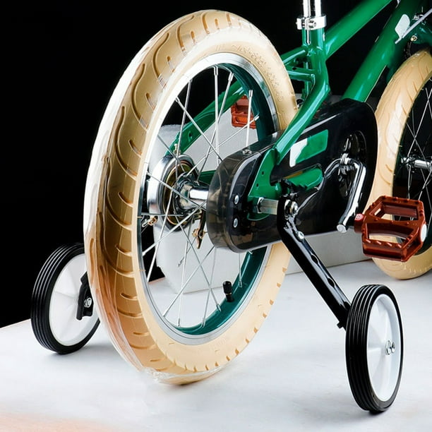 Bicicleta con rueda de entrenamiento para niños y niñas, bici con