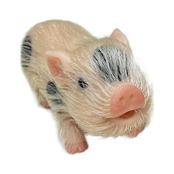 Reborn Silicone Mini Baby Pig Full Body Lifelike Piglet 5inches 