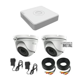 Kit Video Vigilancia Cctv De 2 Cámaras Tipo Bala 1080p Full HD Metal Hilook  KIT10802BM-S