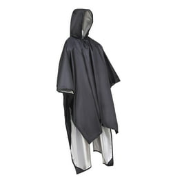 Chubasquero transparente con capucha impermeable a prueba de viento  chaqueta con cierre de botón impermeable L Yuyangstore Poncho transparente  con